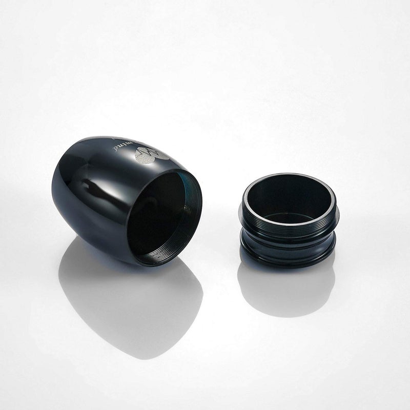 Sunling Mini Stainless Steel Decorative Cremation Keepsake Urns for Ashes 1.57 Inch High Small Funeral Urns Memorial Ashes Holder Share with Familiy Members-Black Color - Image 3